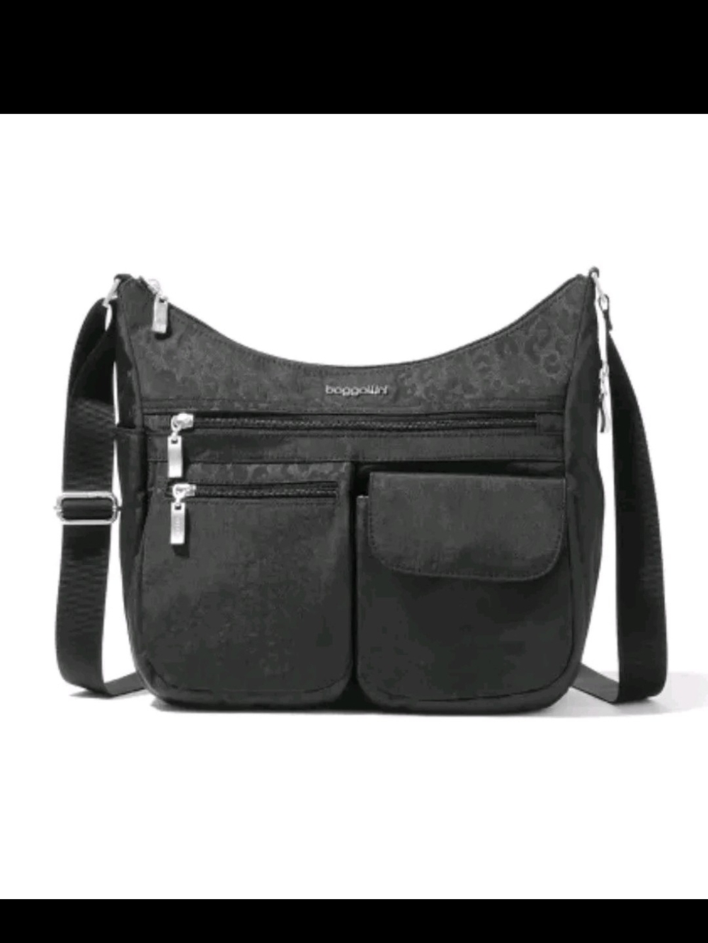 Baggallini Black Crossbody Organizer Bag